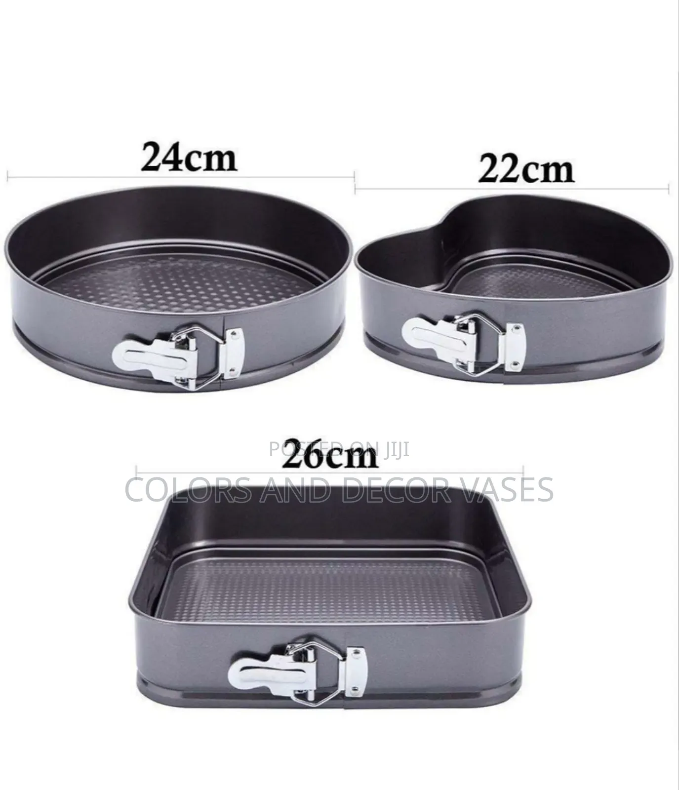 3pcs Baking Tins