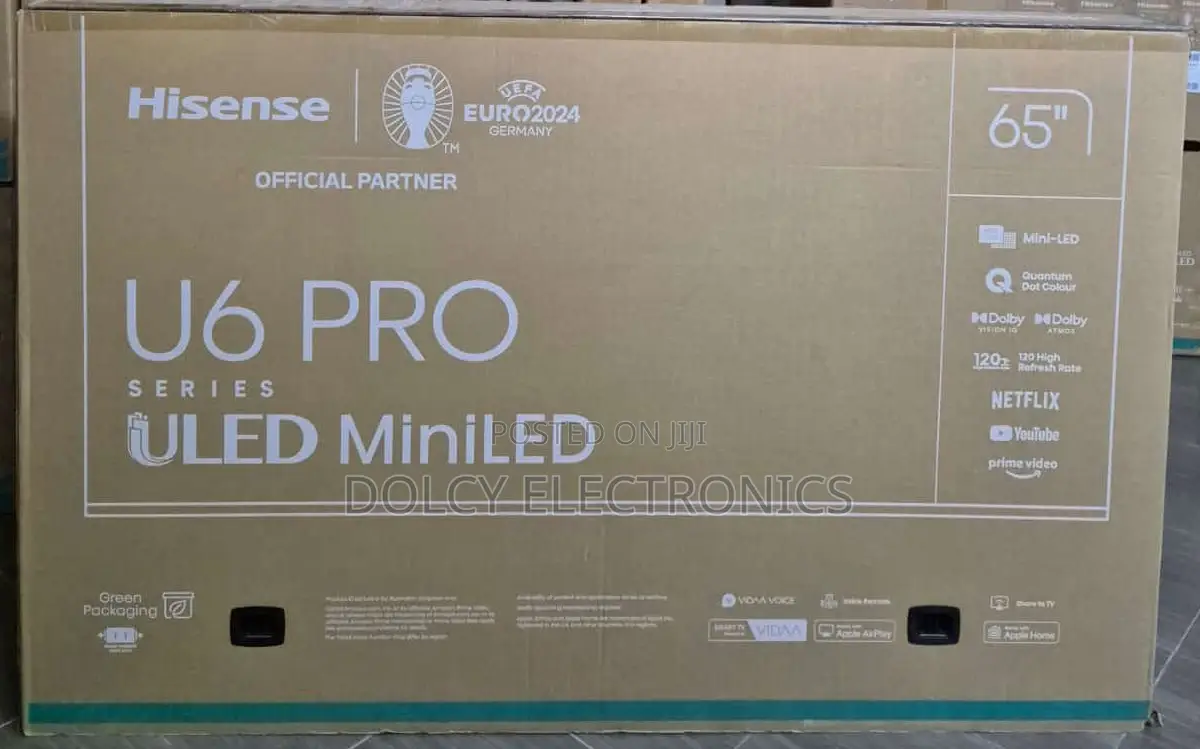 Hisense 65" U6NAU Mini-Led QLED Smart TV [2024]