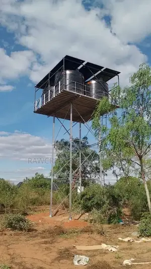 Well Drilling And Water Storage Installation
