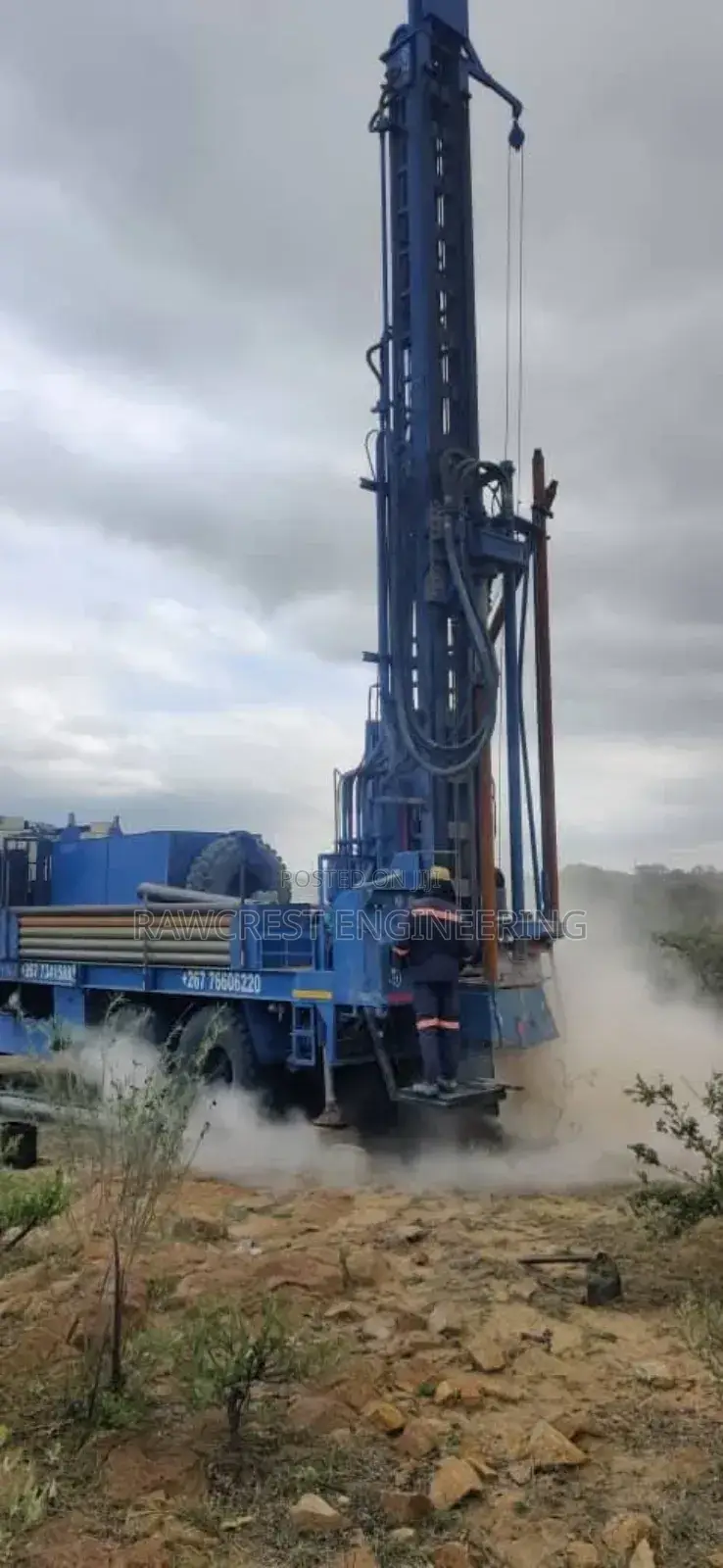 Well Drilling And Water Storage Installation
