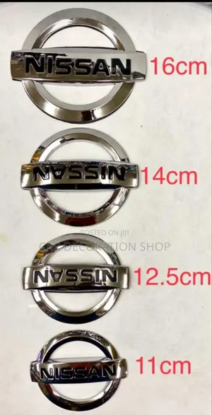 Big Sizes Nissan Boot/Grill Logos