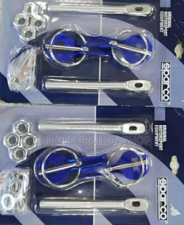 Silver Security Bonnet Pin Locks