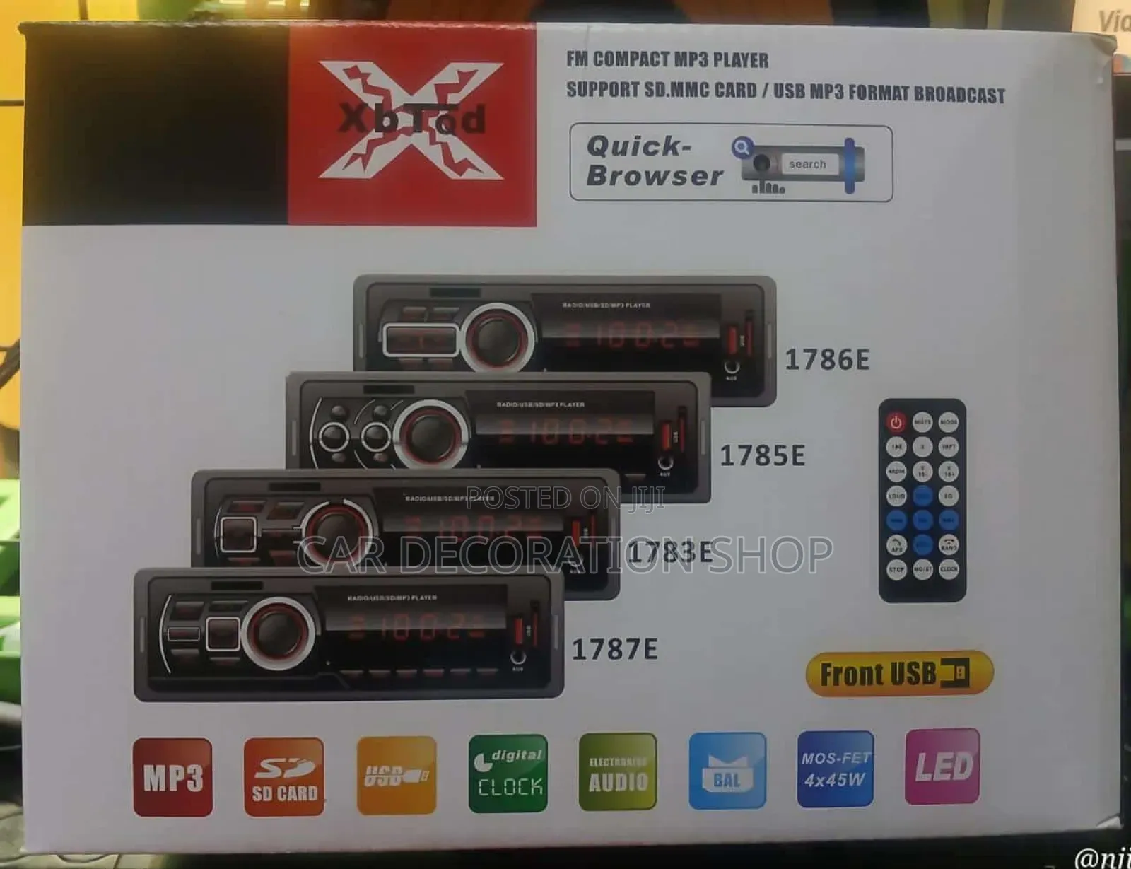 Brand New Generic Xblod Car Standard Size Bluetooth Stereo