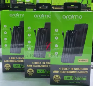 Oraimo Traveler Link 20 Opb-5201 20,000mah Power Banks