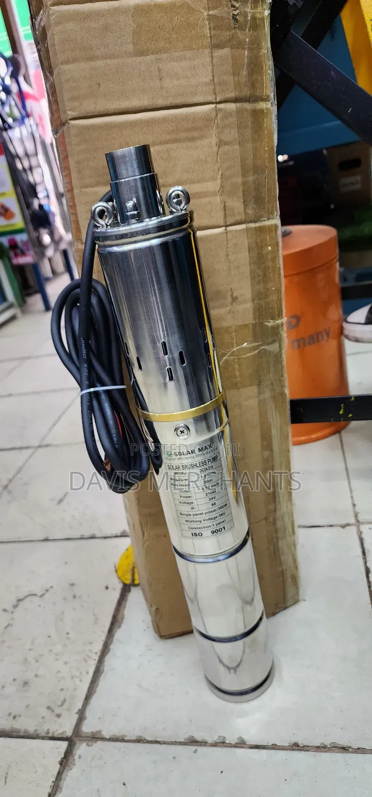 Solar Water Pump With 80 Head 210 WATTS