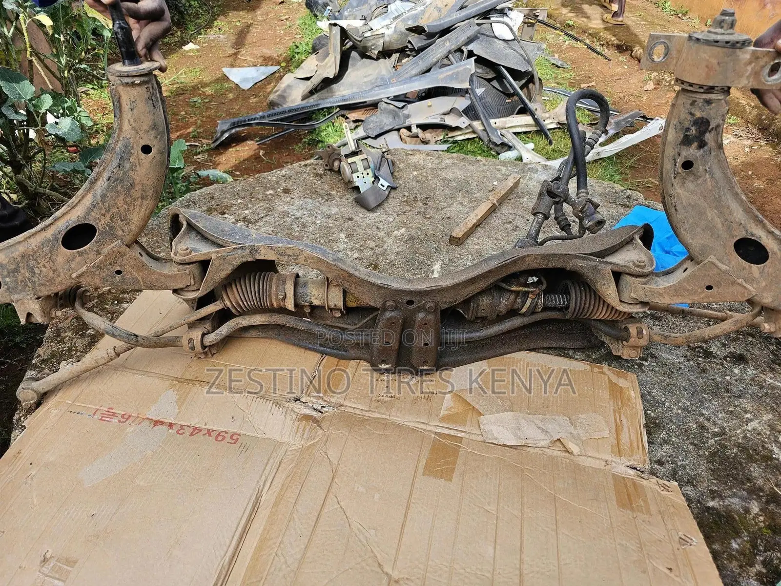 Subaru GC3 Front Subframe With Stearing Rack and Swaybar
