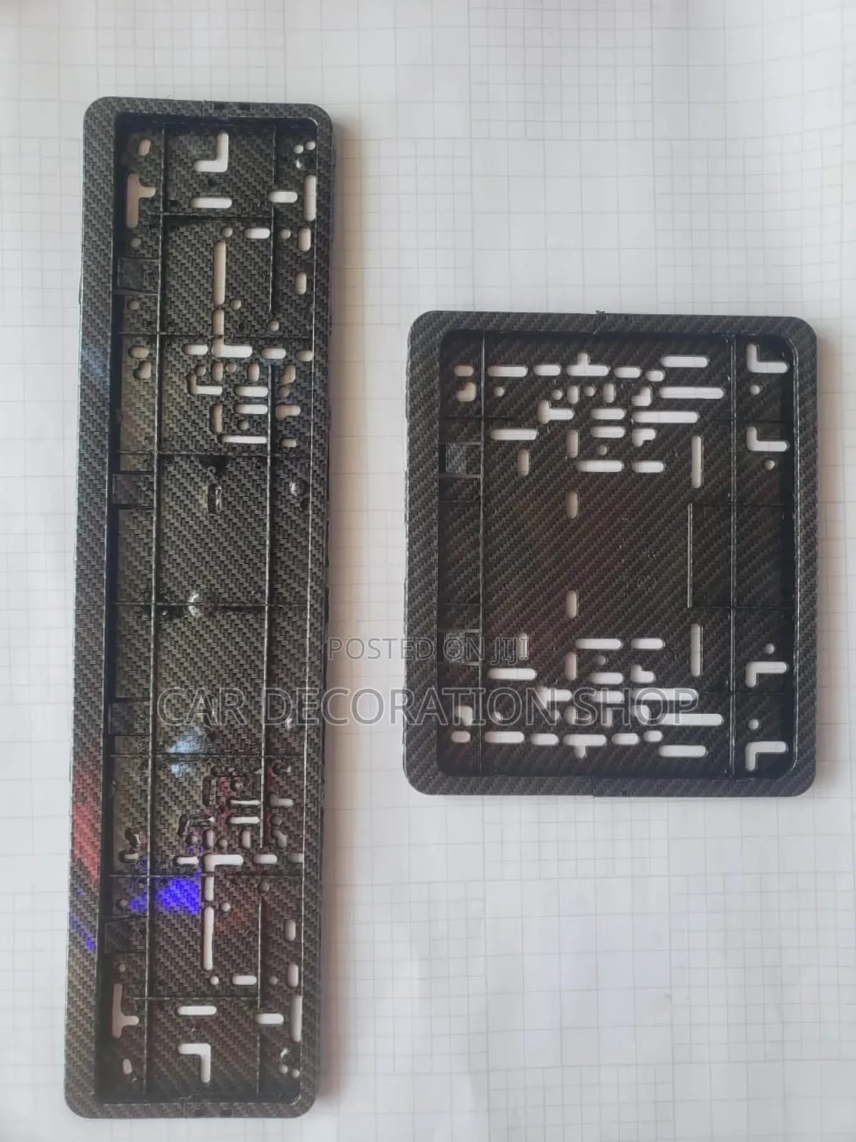 Carbon Finish NTSA New Plates Numbers Holders