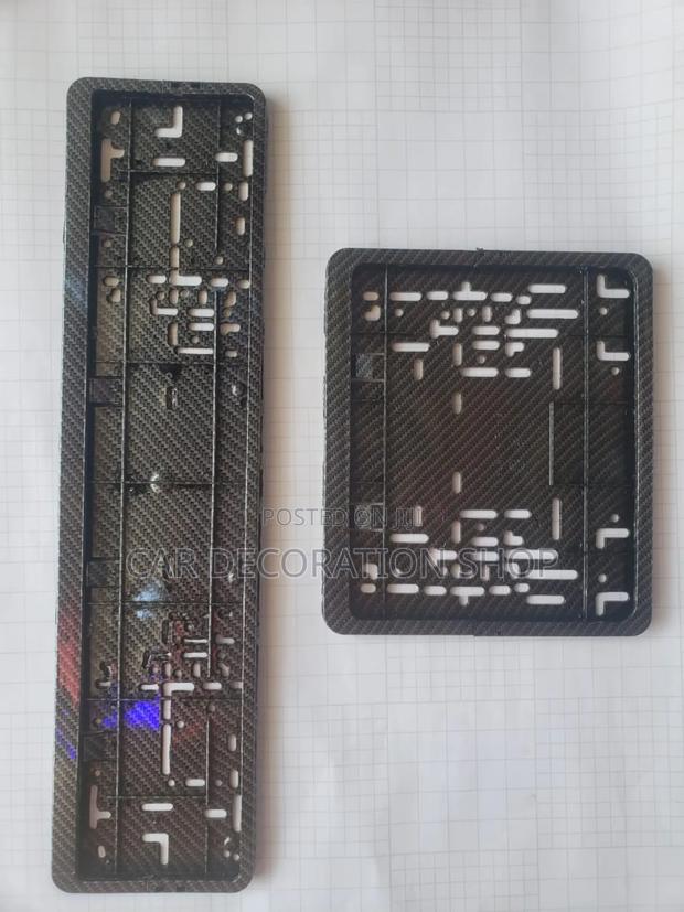 Carbon Finish NTSA New Plates Numbers Holders
