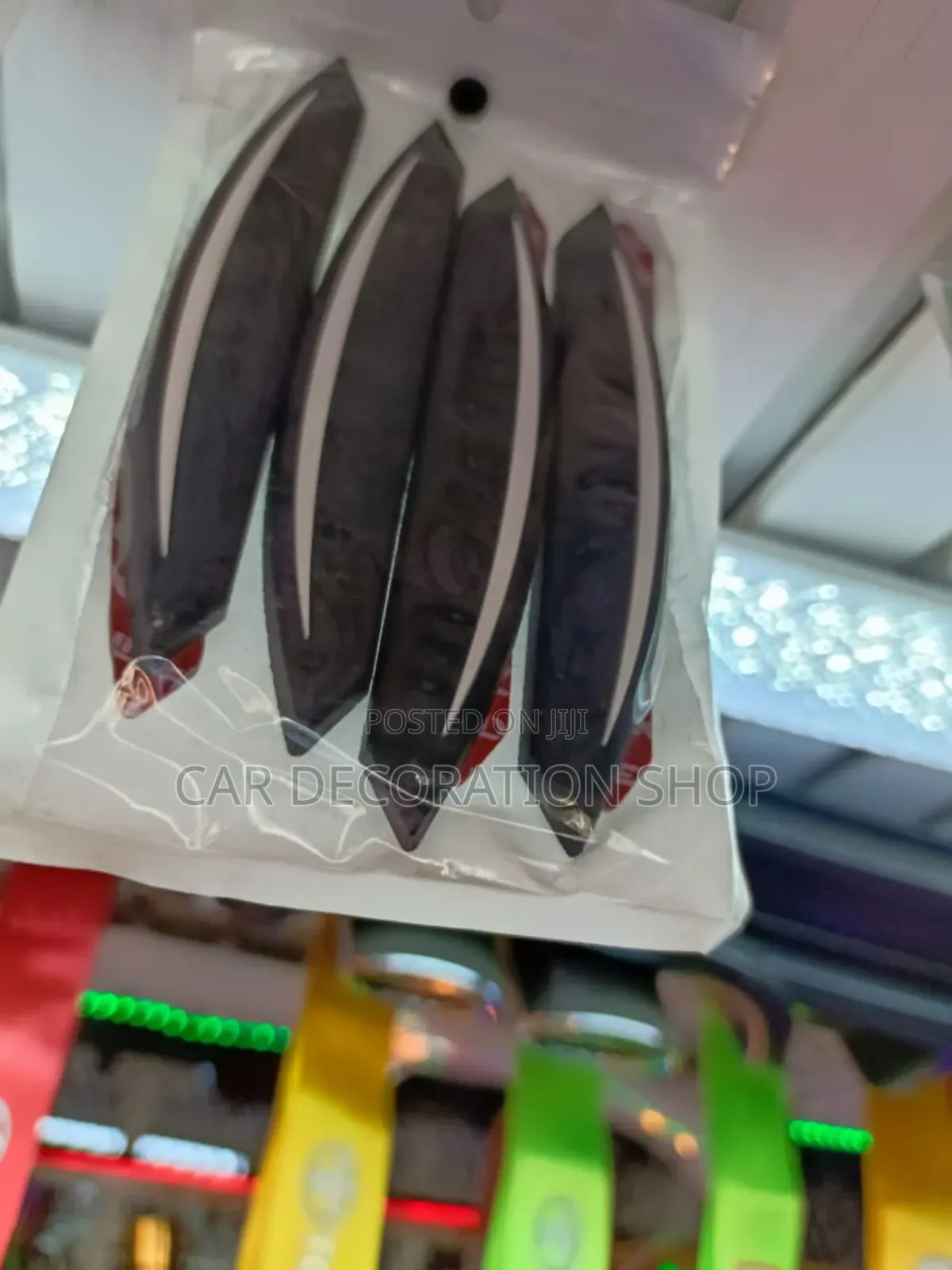 4pc Black Antiscratch Stick on Door Guard