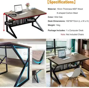 Clerical Desking:1200mm Home Office Corner Desk for Students