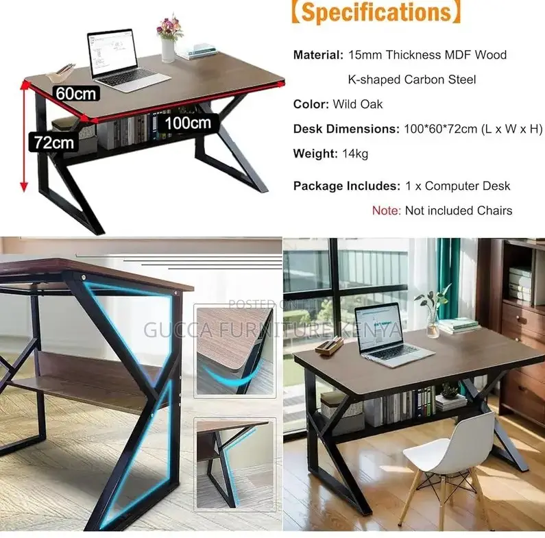 Clerical Desking:1200mm Home Office Corner Desk for Students