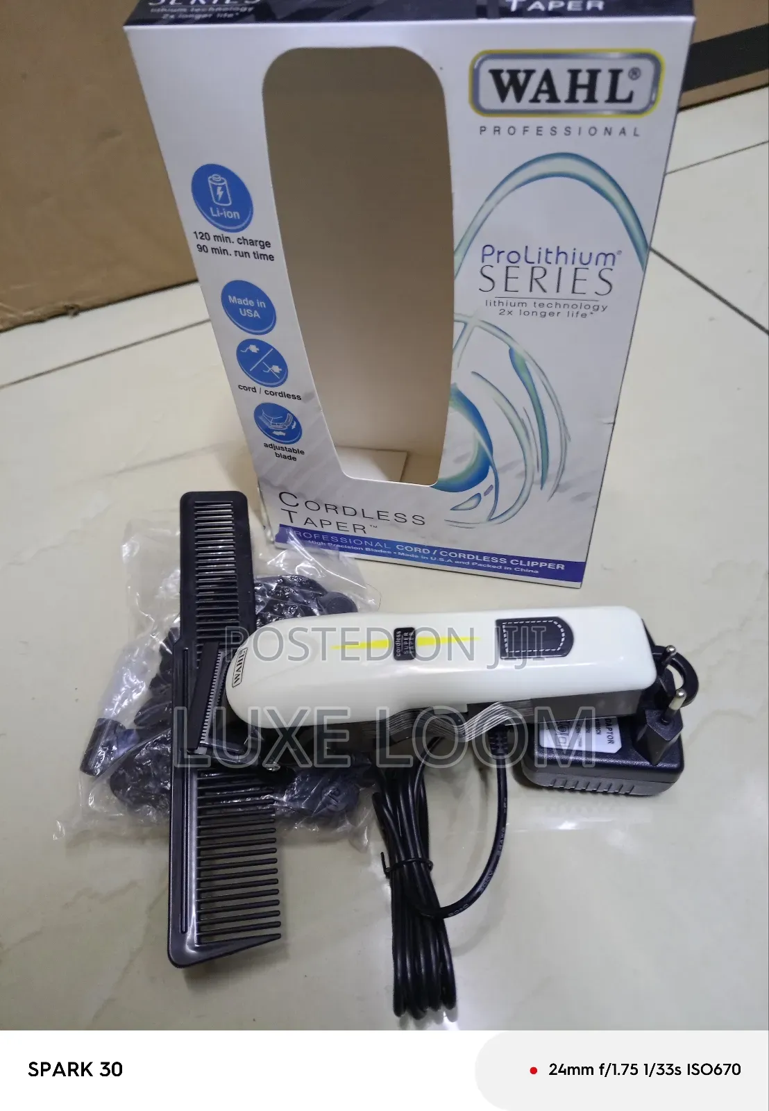 WAHL Cordless Clipper Shaving Machine