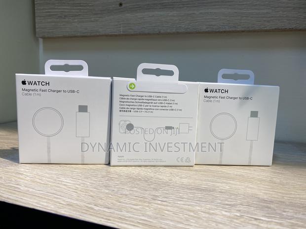 Apple Watch Braided Magnetic Fast Charger to USB-C Cable