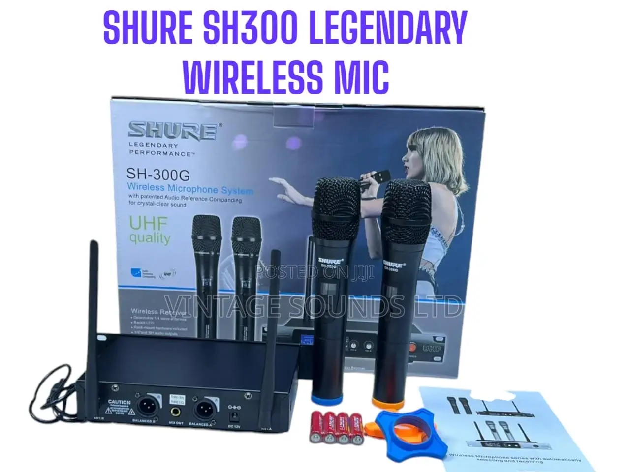 Sh300g Legend Shure Wireless Microphone