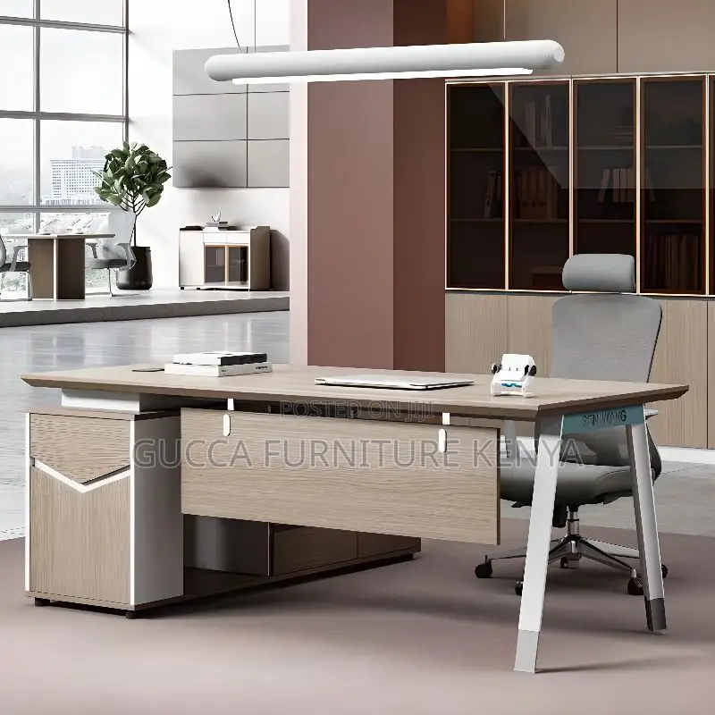 Office Tables: Secure Boardroom Desk With Locking Drawer