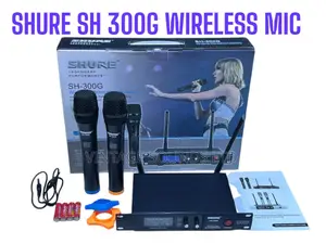 Shure Sh300g Legendary Performance Wireless Microphone Set