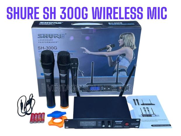 Shure Sh300g Legendary Performance Wireless Microphone Set