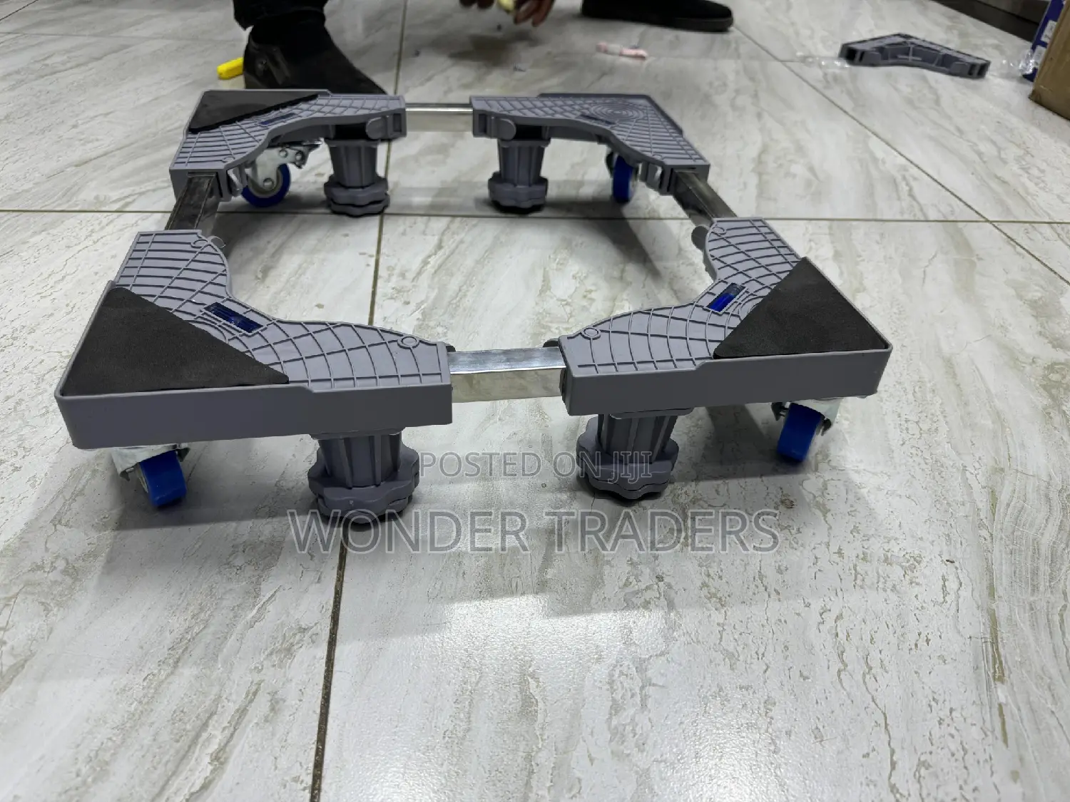 *Double Rods Heavy Duty Washing Machine/Fridge/Cooker Stand*