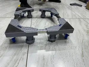 *Double Rods Heavy Duty Washing Machine/Fridge/Cooker Stand*