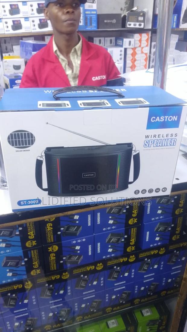Caston Wireless Speaker With Solar - thumbnail 2