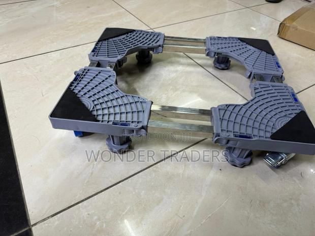 Double Rods Heavy Duty Washing Machine Stand - main view