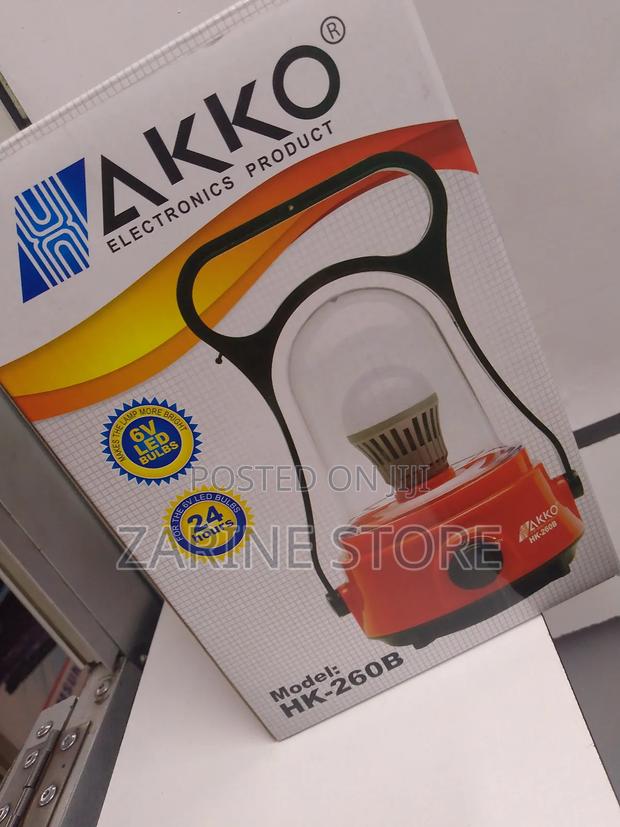 Akko Hk-260b Emergency Light Has 6v Led Bulb - main view