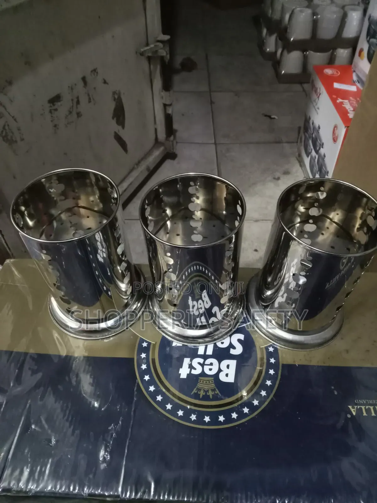 Stainless Spoon Holder/ Spoon Container