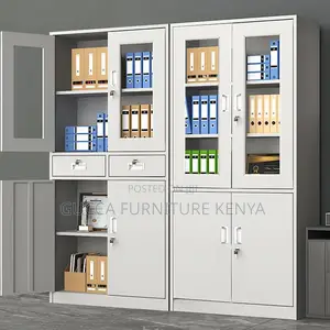 Cabinets: Steel Office Console Cabinet With 2 Drawers