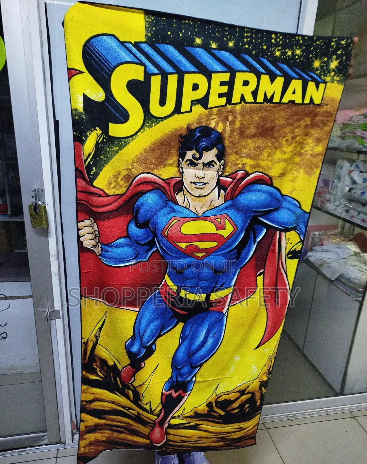 Superman Cartoon Kids Towel