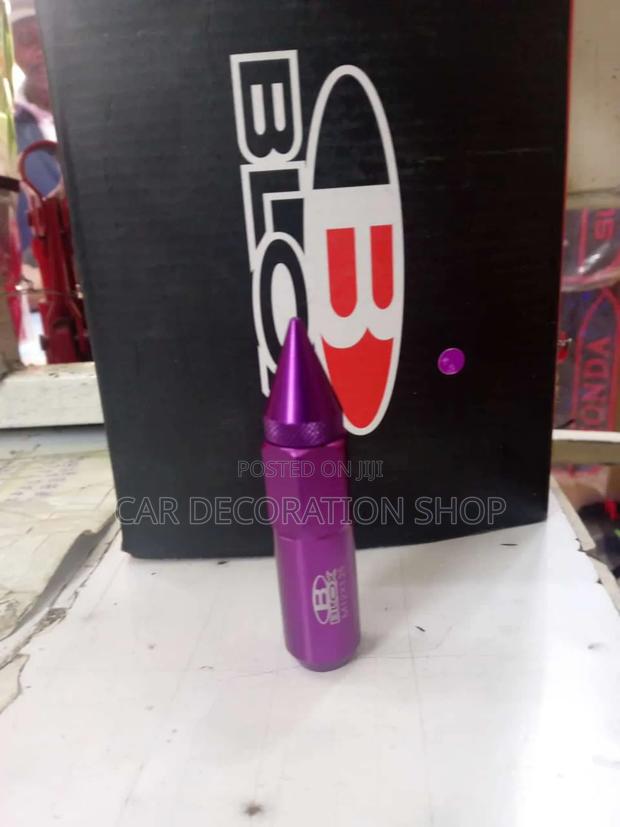 20pcs Rim Decoration Purple Bullets Nuts