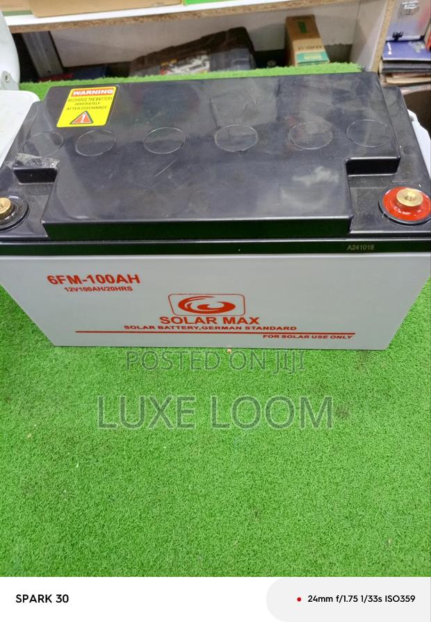 100ah Solar Max Battery