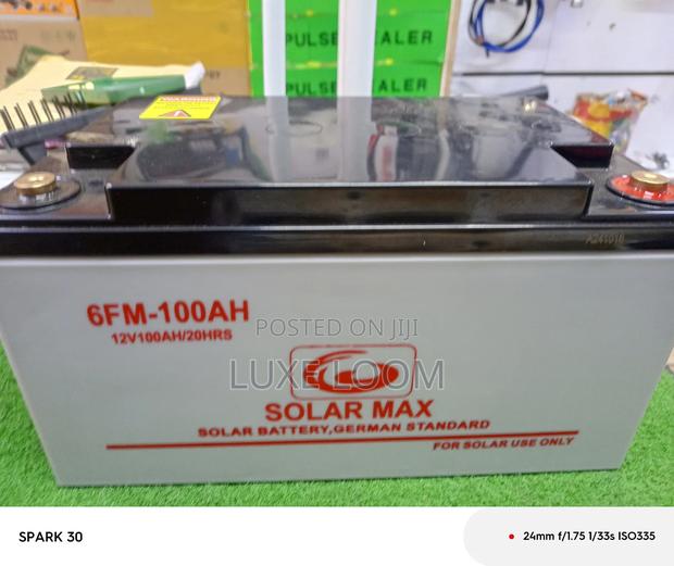 Solar Max 100ah Battery