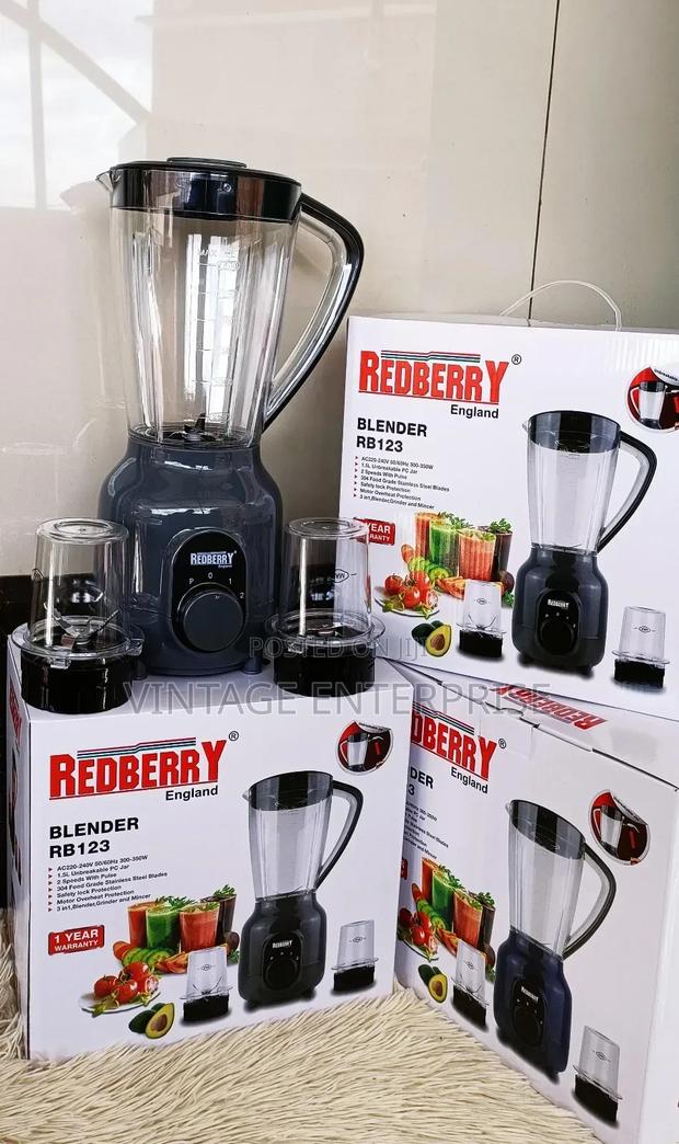 Electric 2in1 Redberry Blender