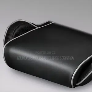 Office Chairs: Black Tilt Lock Gaming Chair With Pillow