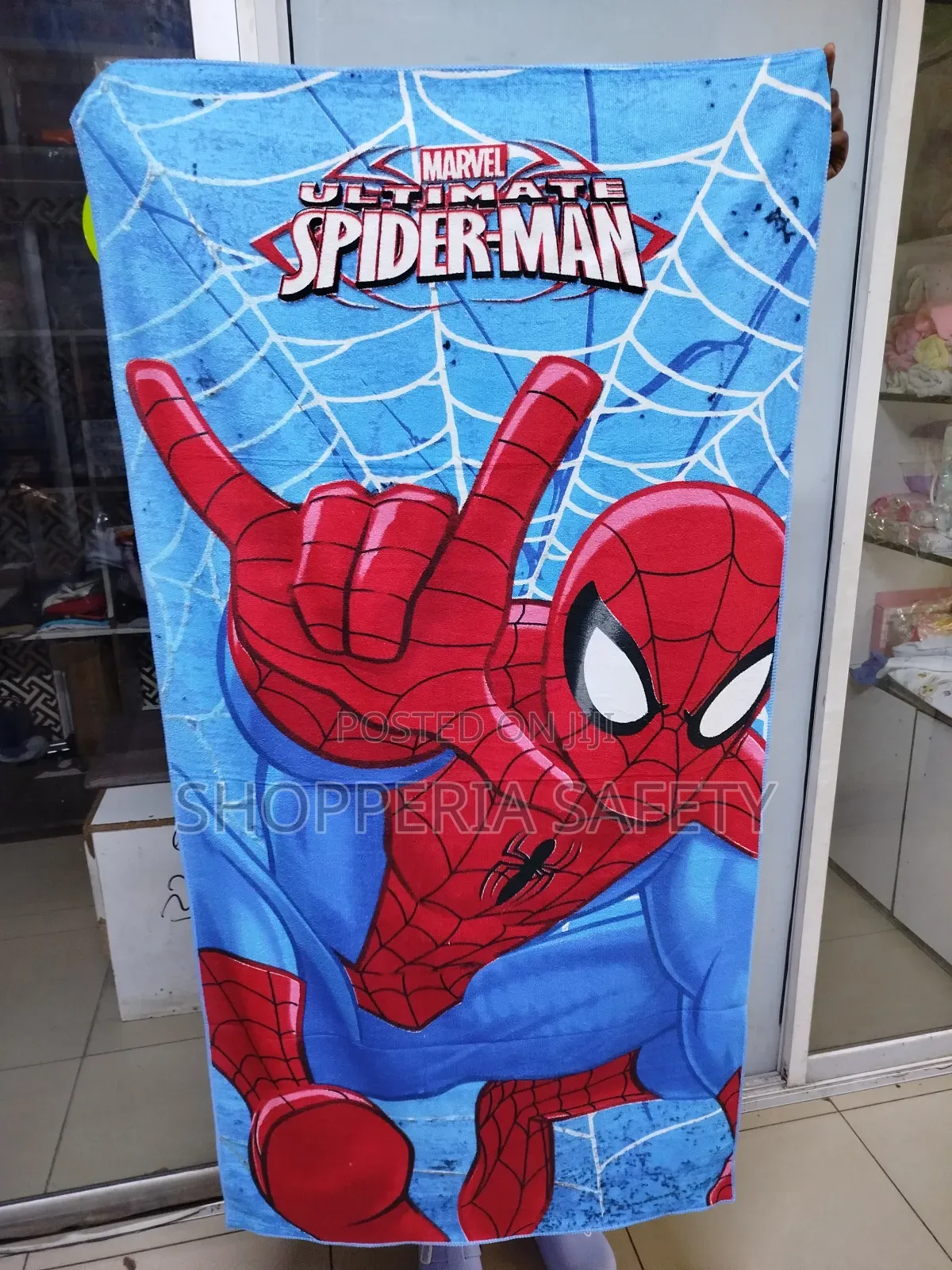 Spiderman Cartoon Towel for Kids