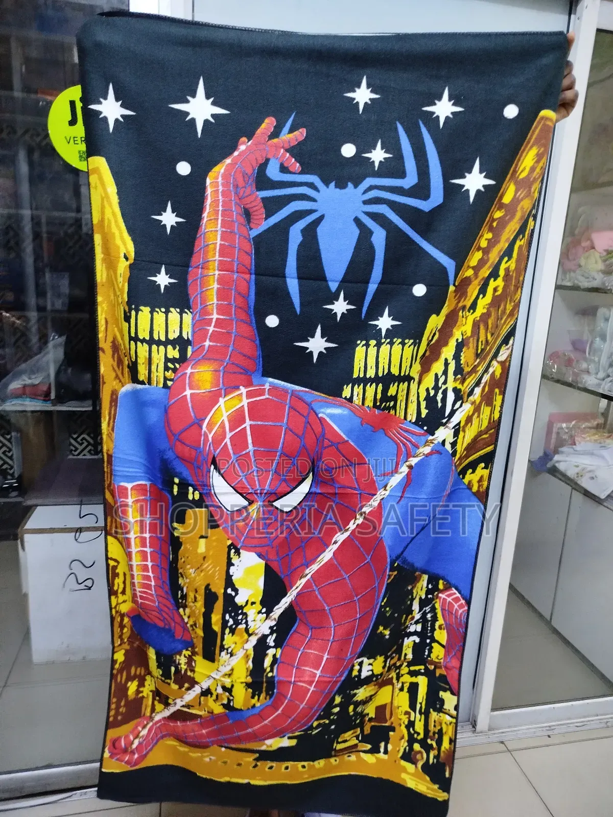 Spiderman Cartoon Towel for Kids