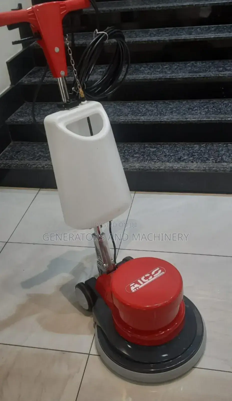 Red in Color Floor Scrubber Machine