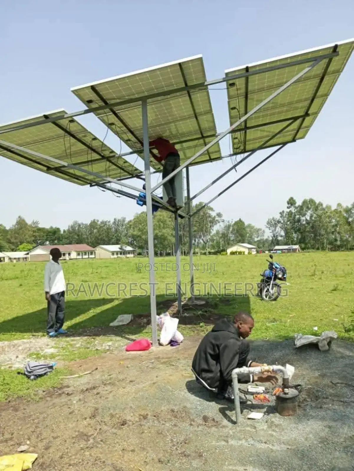 Drilling ,Solar Water Pump Installation And Pump Testing
