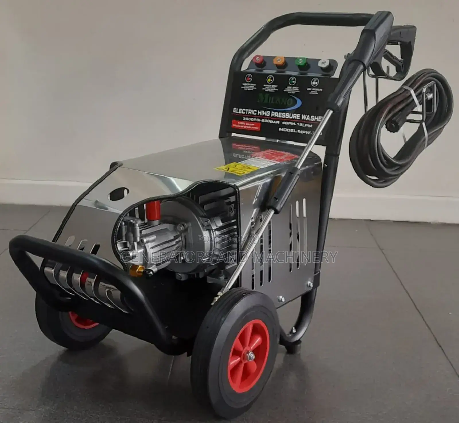 Milano Carwash Machine 3600psi