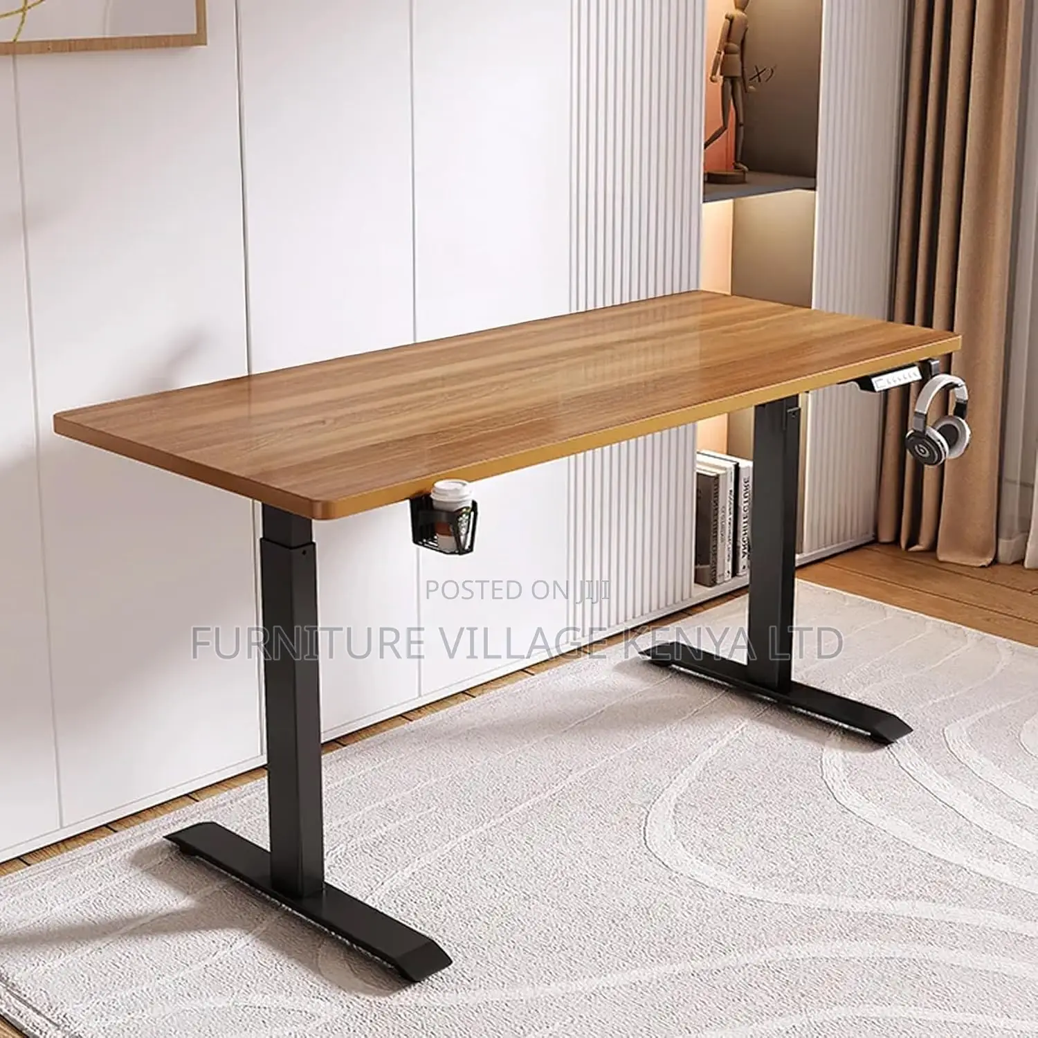 Home Electric Height Adjustable Table - 140cm X 60cm