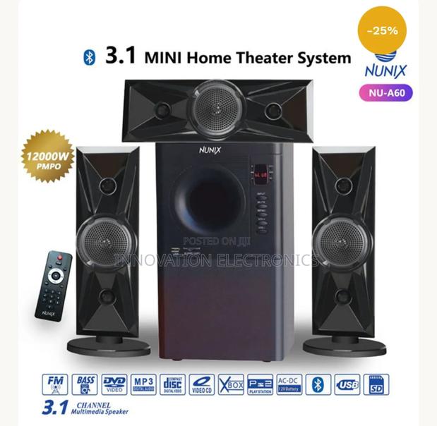 Nunix 3.1 Ch Mini Home Theatre System - main view