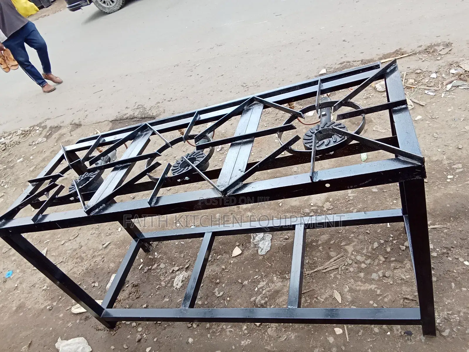 Mild Steel Gas Cooker 3 Burner