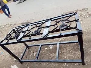 Mild Steel Gas Cooker 3 Burner