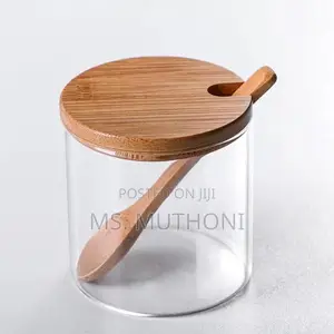3pcs Canister Set With Bamboo Lid