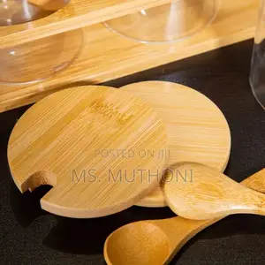3pcs Canister Set With Bamboo Lid
