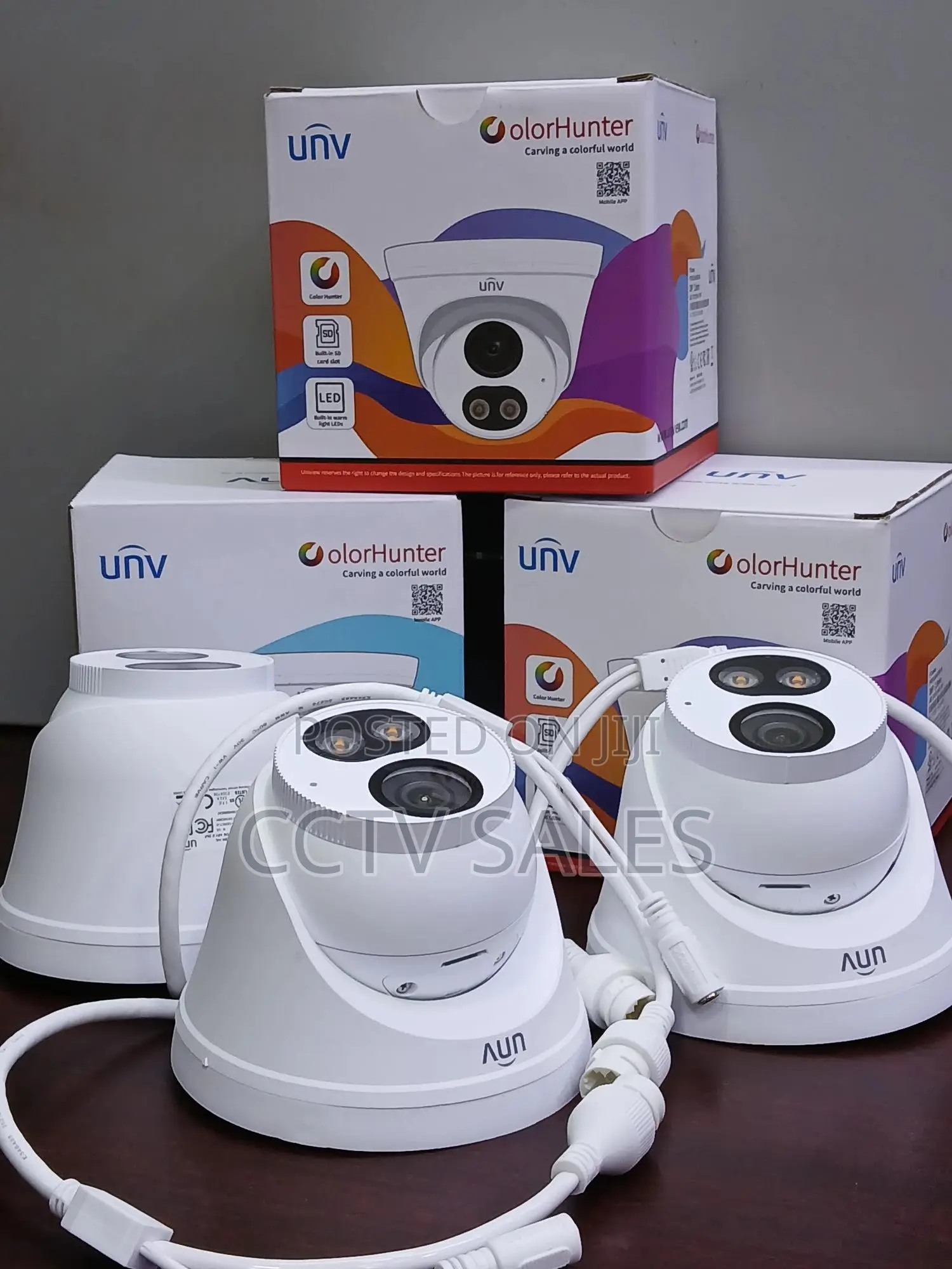 NVR Dome Uniview Colorhunter Night Vision Camera