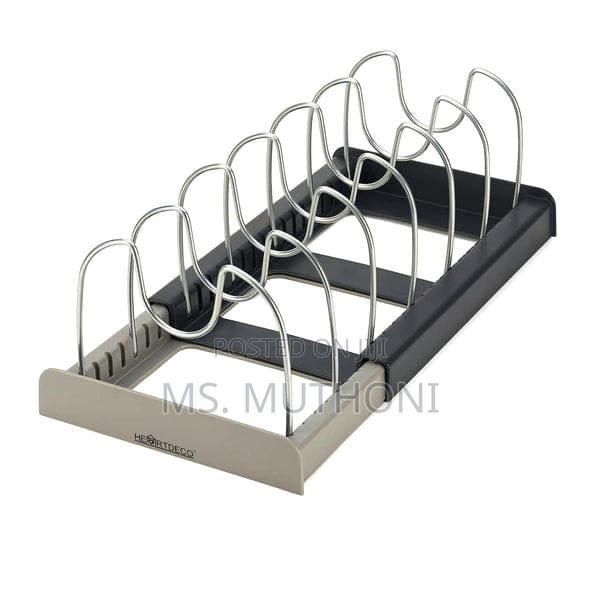 Retractable Pan/Lid Organizer. - thumbnail 8