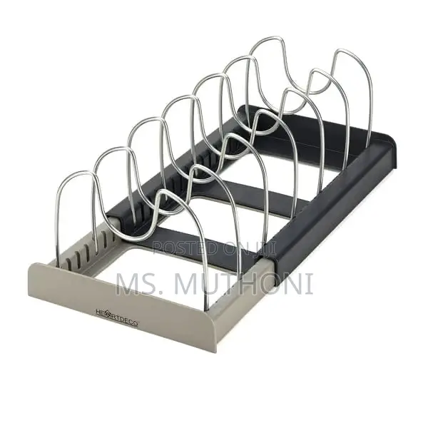 Retractable Pan/Lid Organizer.