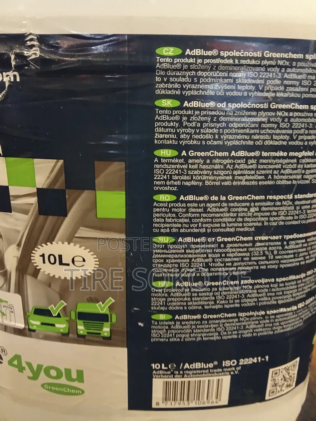 Greenchem Adblue 10Lts (20lts,10lts,5lts Available)