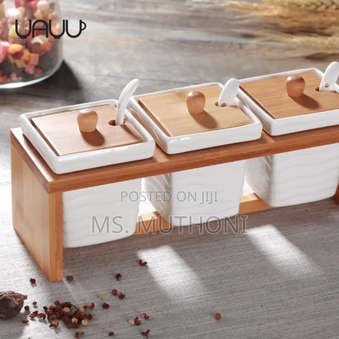 3pcs Ceramic Canister Set.